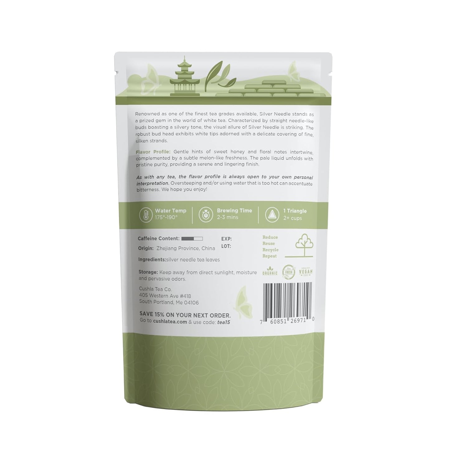 Silver Needle Tea Bags
