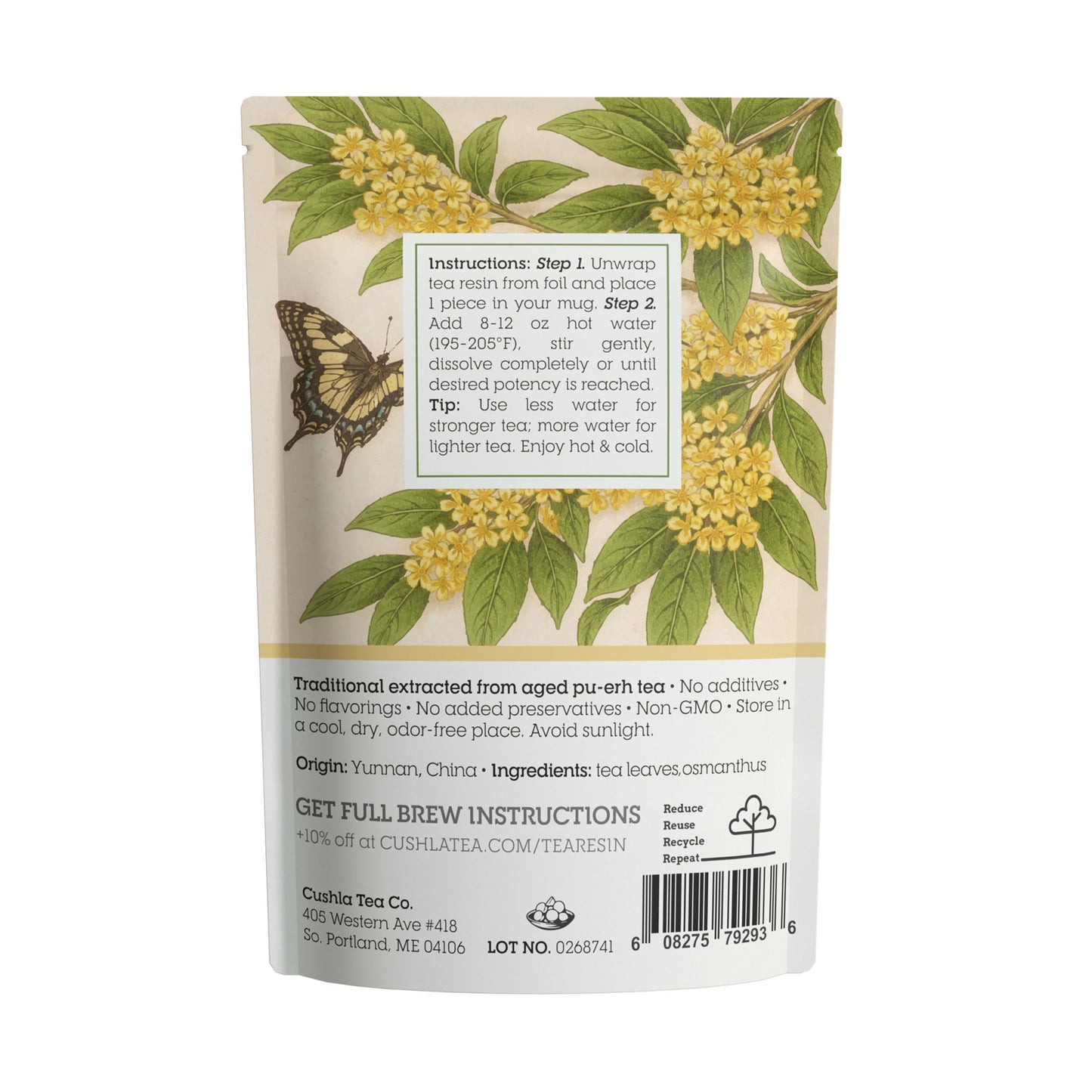 Pu-erh Osmanthus Tea Resin