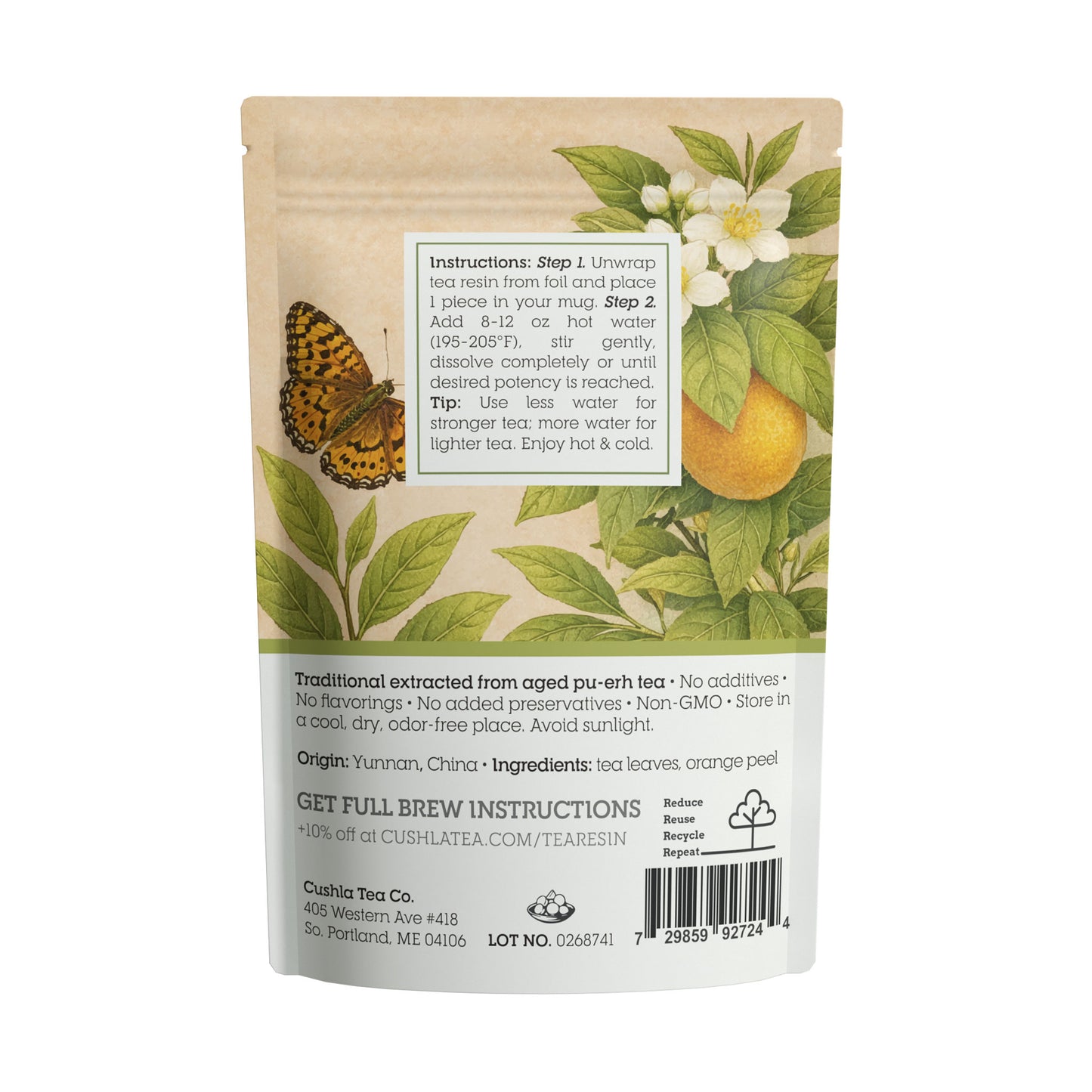 Pu-erh Orange Tea Resin Shu