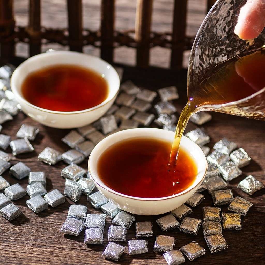 Raw Puer Resin Sheng Silver 25ct