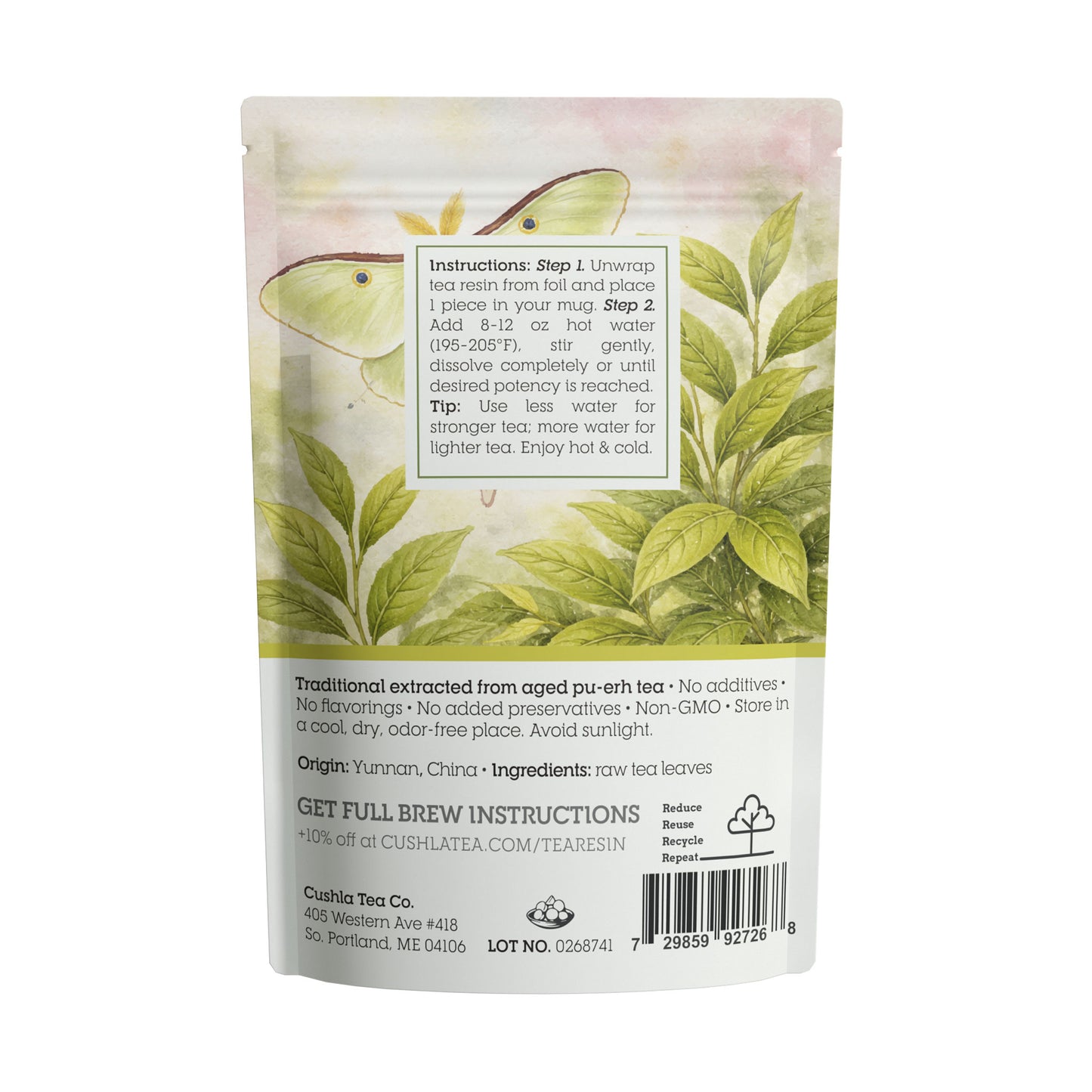 Pu-erh Tea Resin Sheng Raw