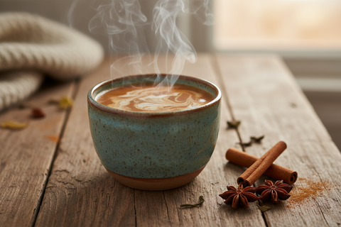Cup of Homemade Chai Tea