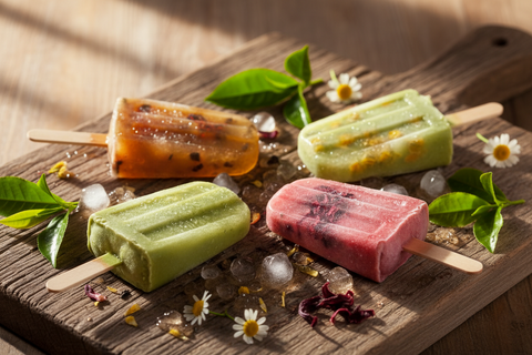 Tea-infused Ice Pops