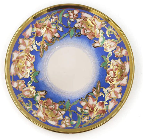 European White Floral Bone China Tea Set