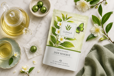 Instant Green Tea Resin