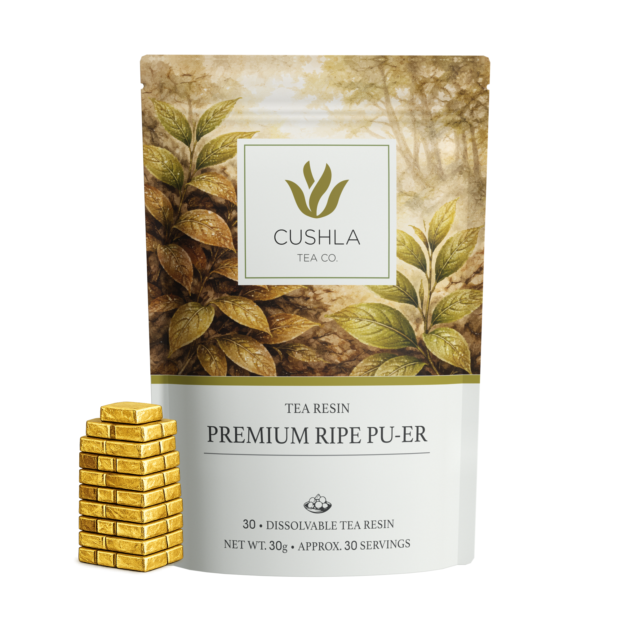 Ripe Puer Resin Shu Gold – Cushla Tea