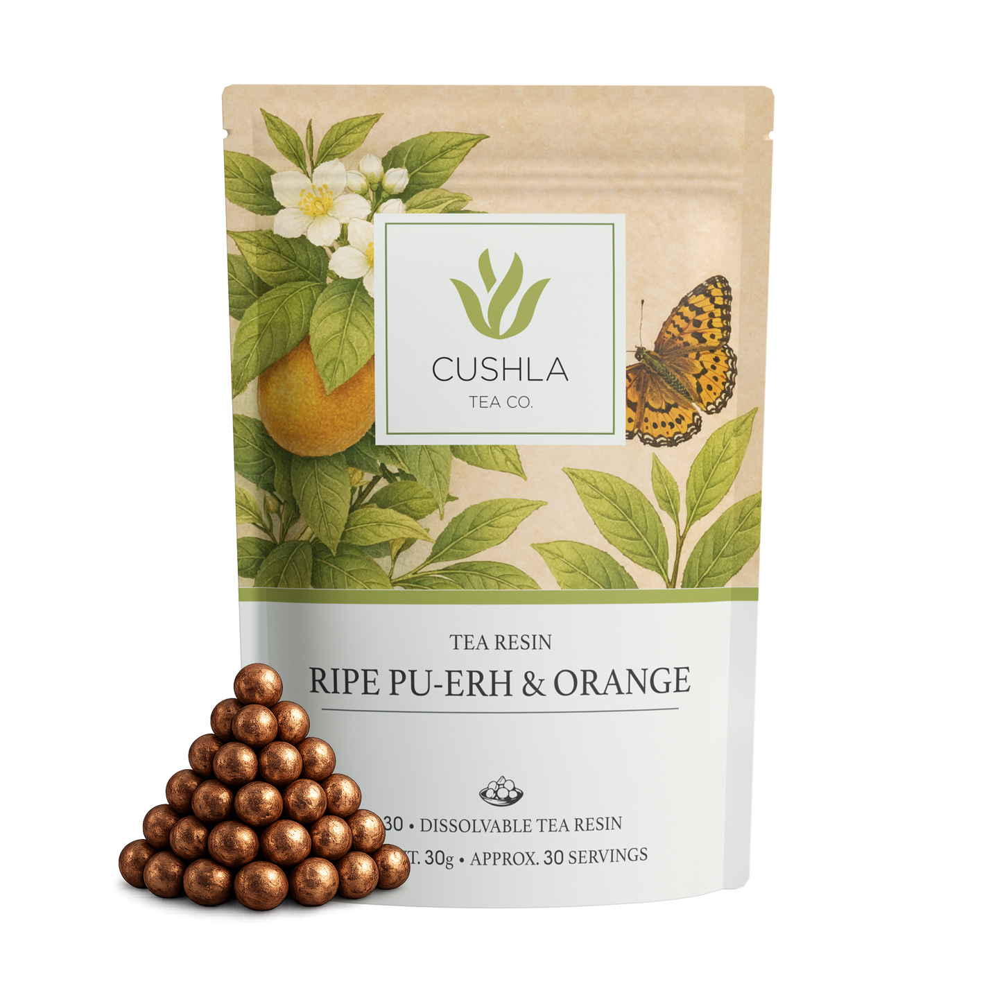 Pu-erh Orange Tea Resin Shu