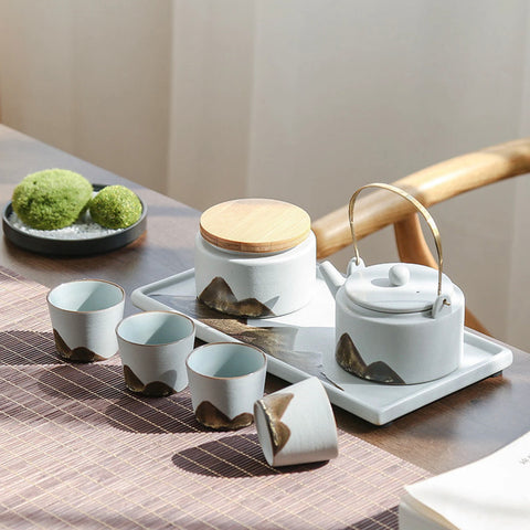 Gung Fu Tea Set - White