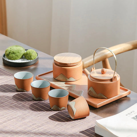 Gung Fu Tea Set - Terra Cotta