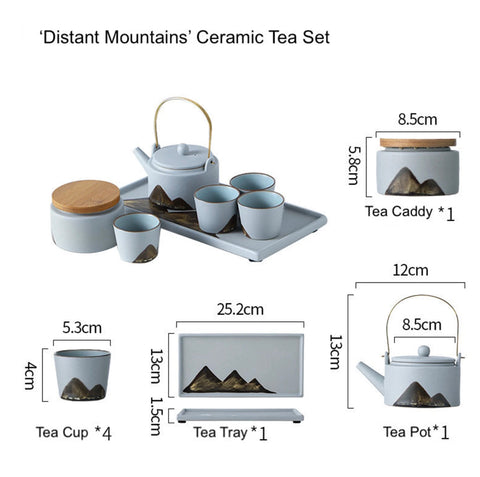 Gung Fu Tea Set - White