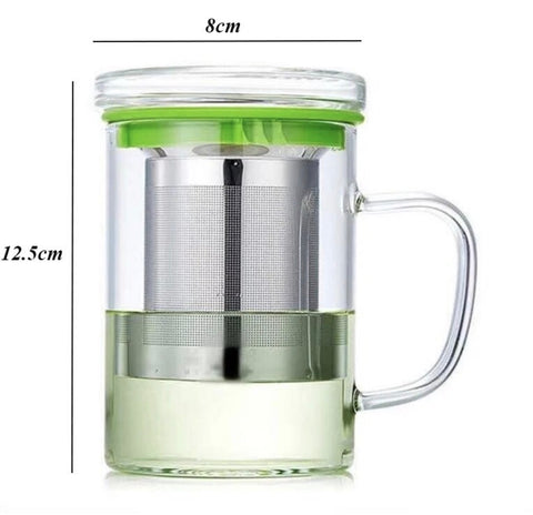 Tea Cup Infuser Mug With Stainless Steel Infuser