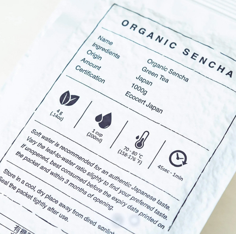 Japanese Organic Sencha Green Tea 1 LB
