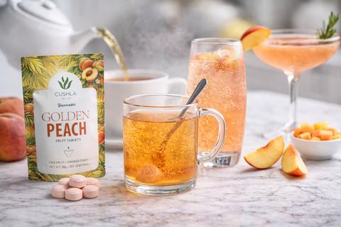 Unsweetened Peach Concentrate Tablets