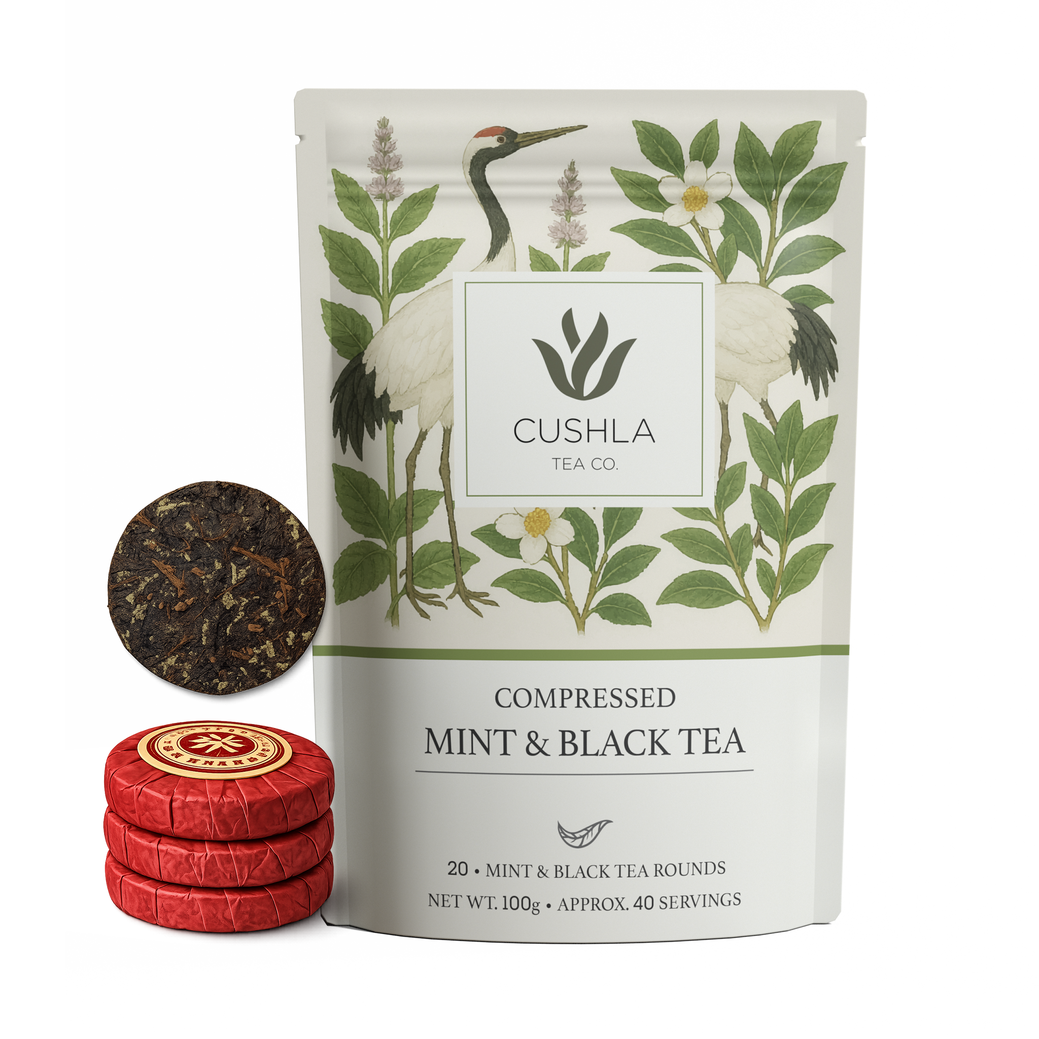 Mint & Black Tea Coins – Cushla Tea