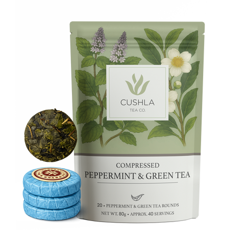 Blue Tea Coin Peppermint & Green Tea Coins – Cushla Tea
